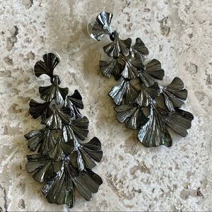 statement earrings BRAND NEW  hanging earrings art deco drop post layered dangle